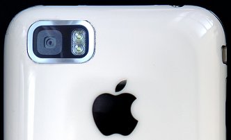 iPhone with 3mp and dual LED flash