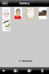 SketchBook Mobile - Gallery Screen