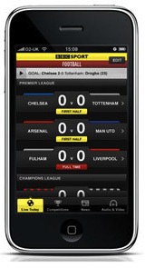 BBS Sport iPhone app