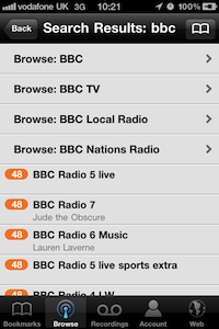 Searching for BBC content